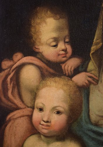 Madonna col Bambino ed Angeli (La Carità)